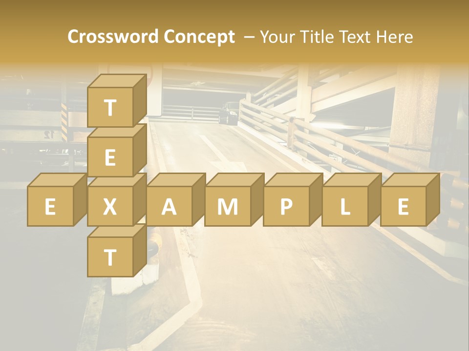 Garage City Drive PowerPoint Template