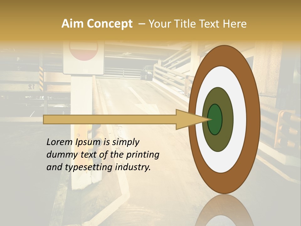 Garage City Drive PowerPoint Template