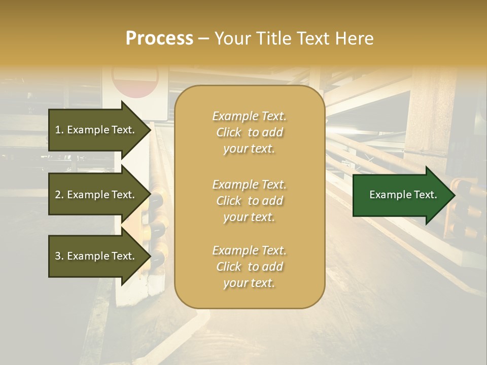 Garage City Drive PowerPoint Template