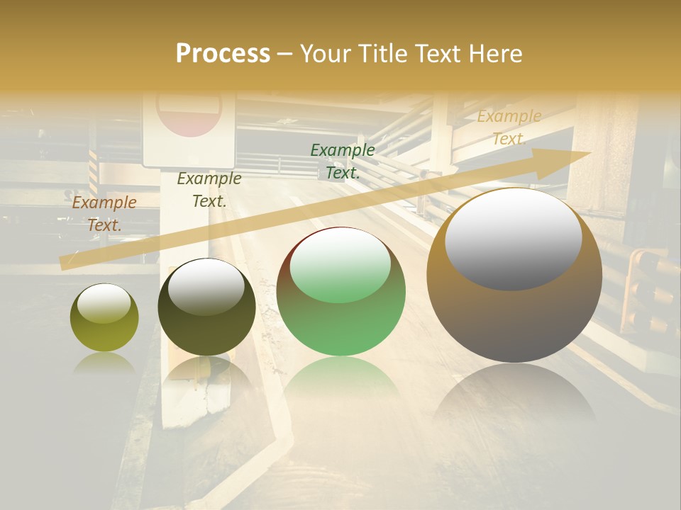 Garage City Drive PowerPoint Template