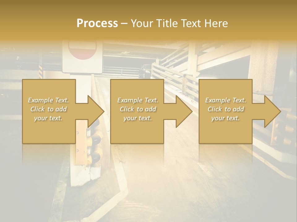 Garage City Drive PowerPoint Template