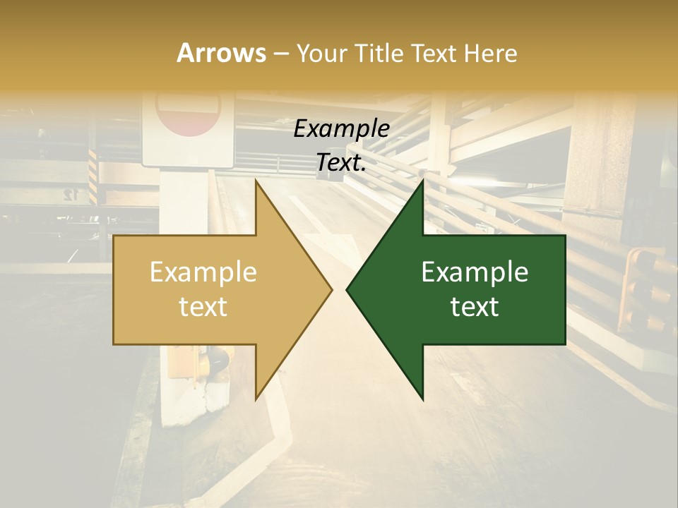 Garage City Drive PowerPoint Template