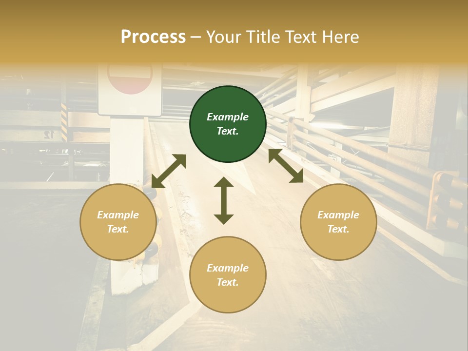 Garage City Drive PowerPoint Template