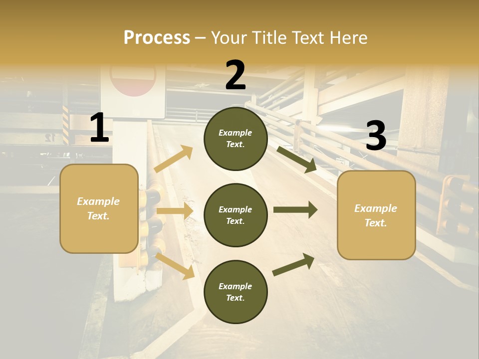 Garage City Drive PowerPoint Template