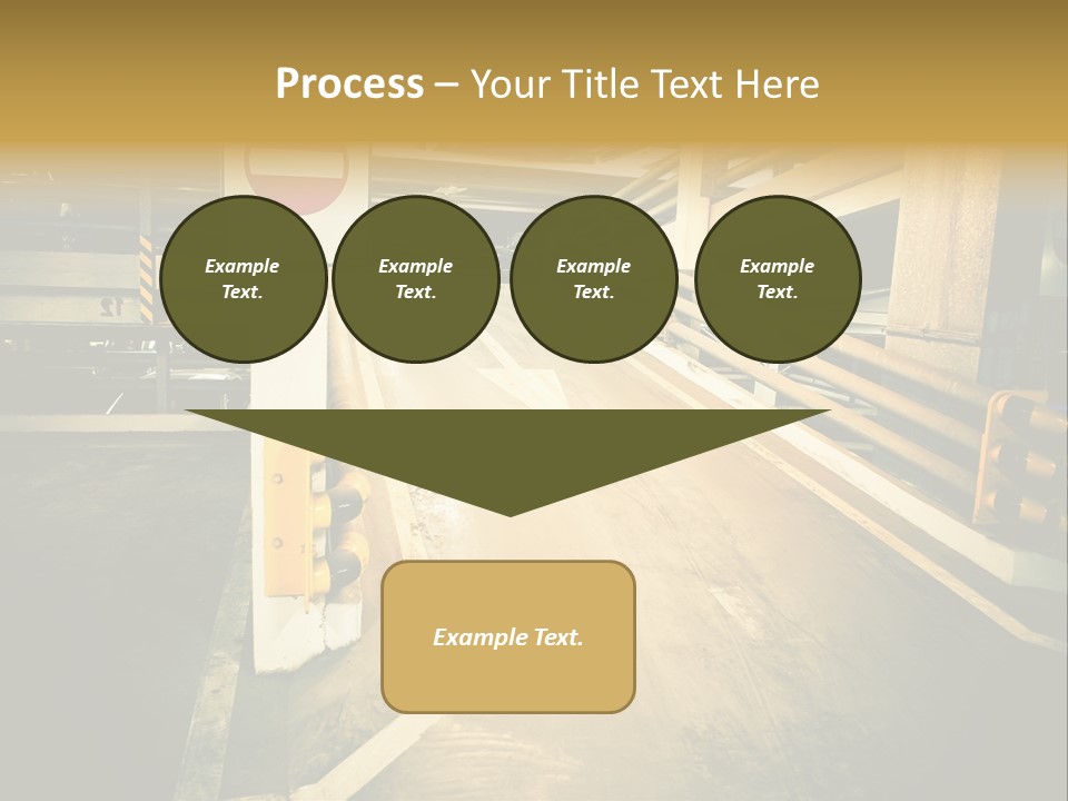 Garage City Drive PowerPoint Template