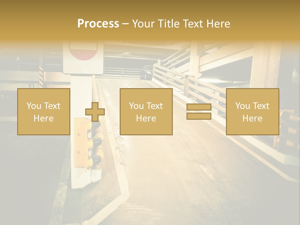 Garage City Drive PowerPoint Template