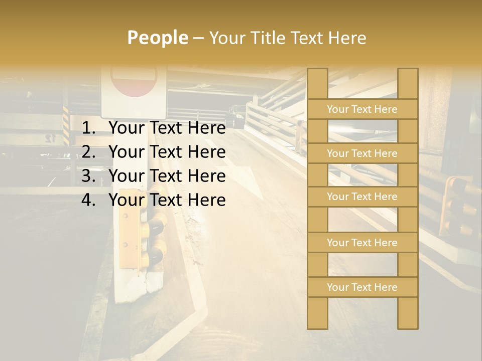 Garage City Drive PowerPoint Template