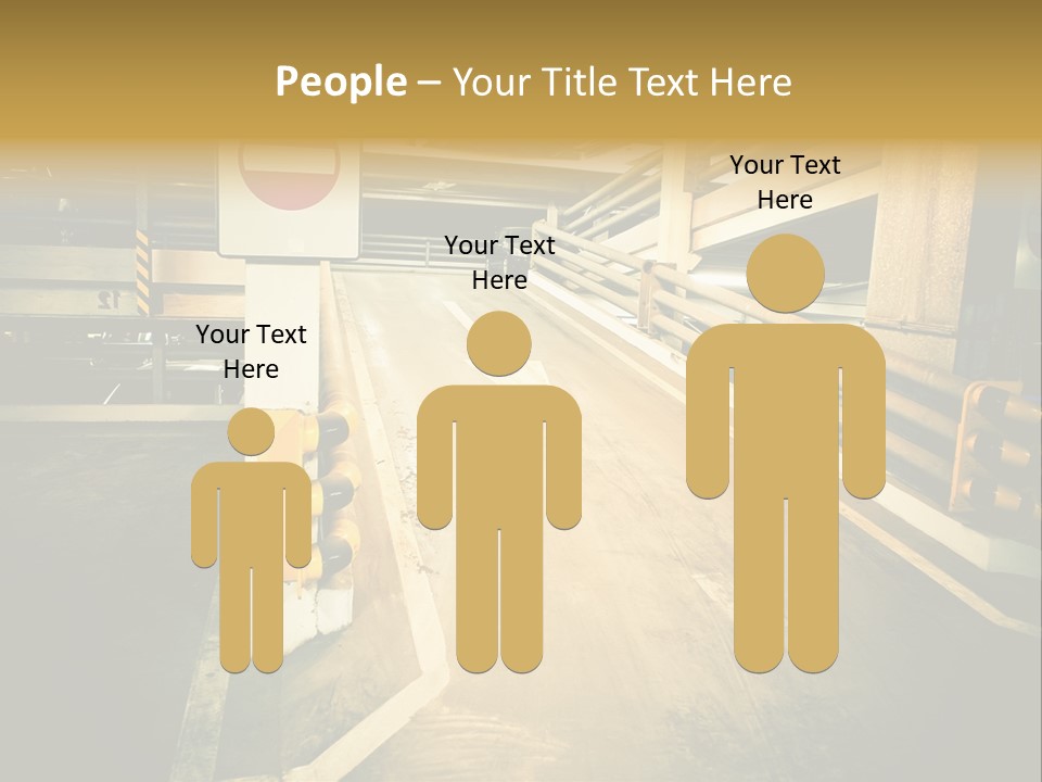 Garage City Drive PowerPoint Template