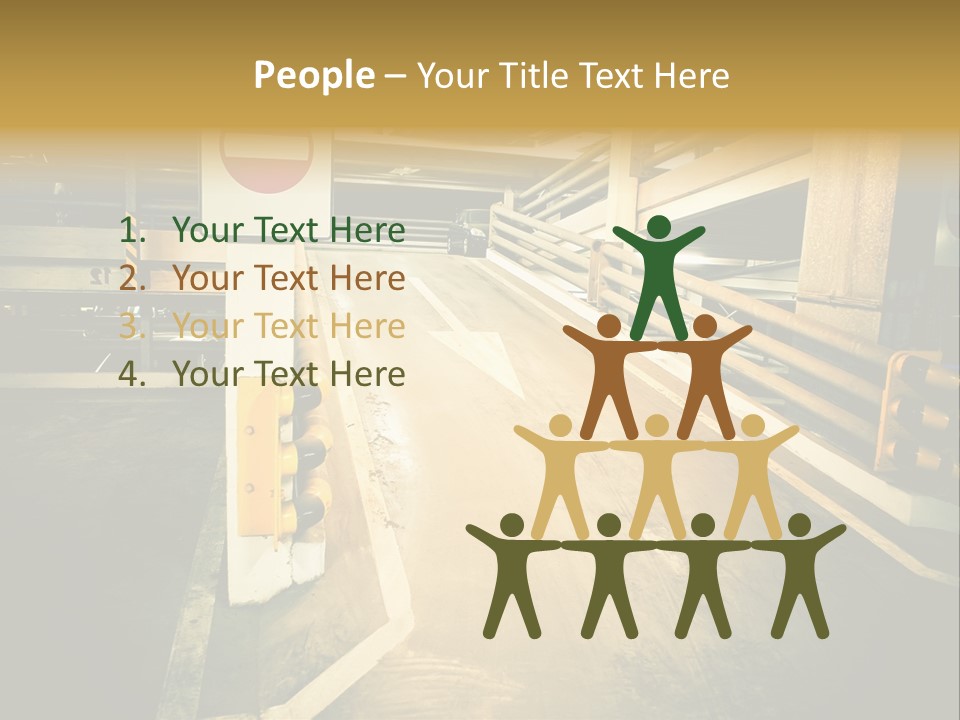 Garage City Drive PowerPoint Template