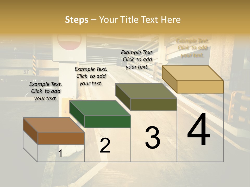 Garage City Drive PowerPoint Template