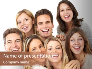 Girl Smile Dental PowerPoint Template