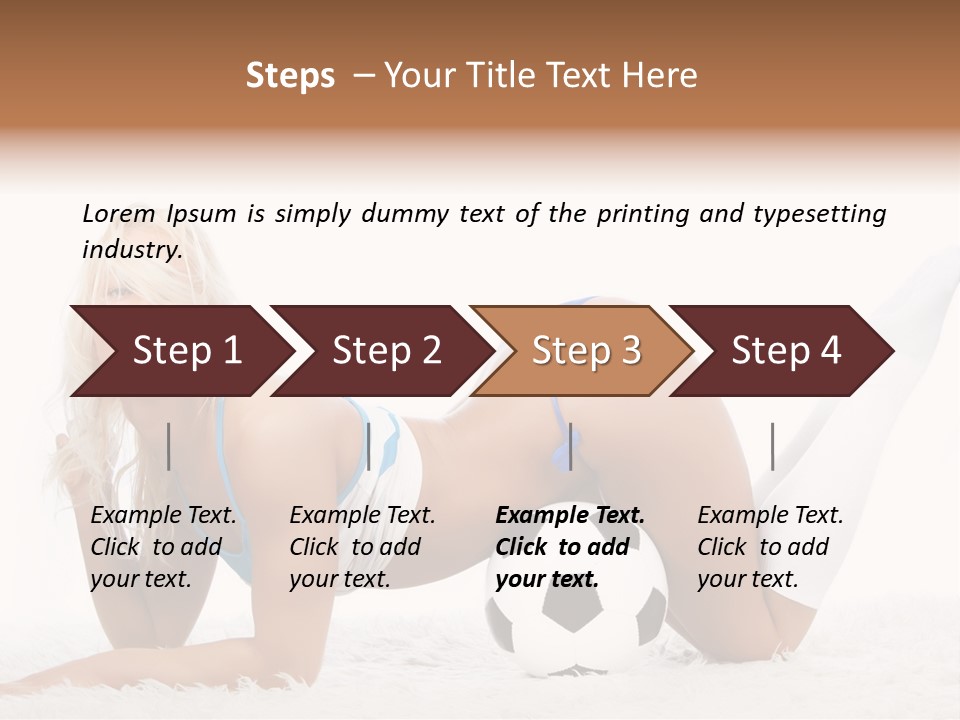 Body Spats Soccer PowerPoint Template