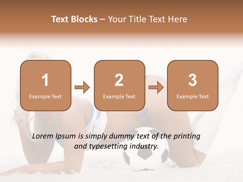 Body Spats Soccer PowerPoint Template