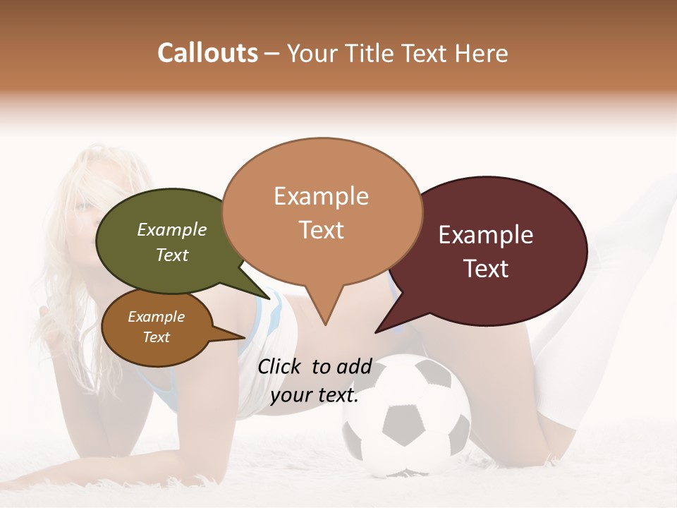 Body Spats Soccer PowerPoint Template