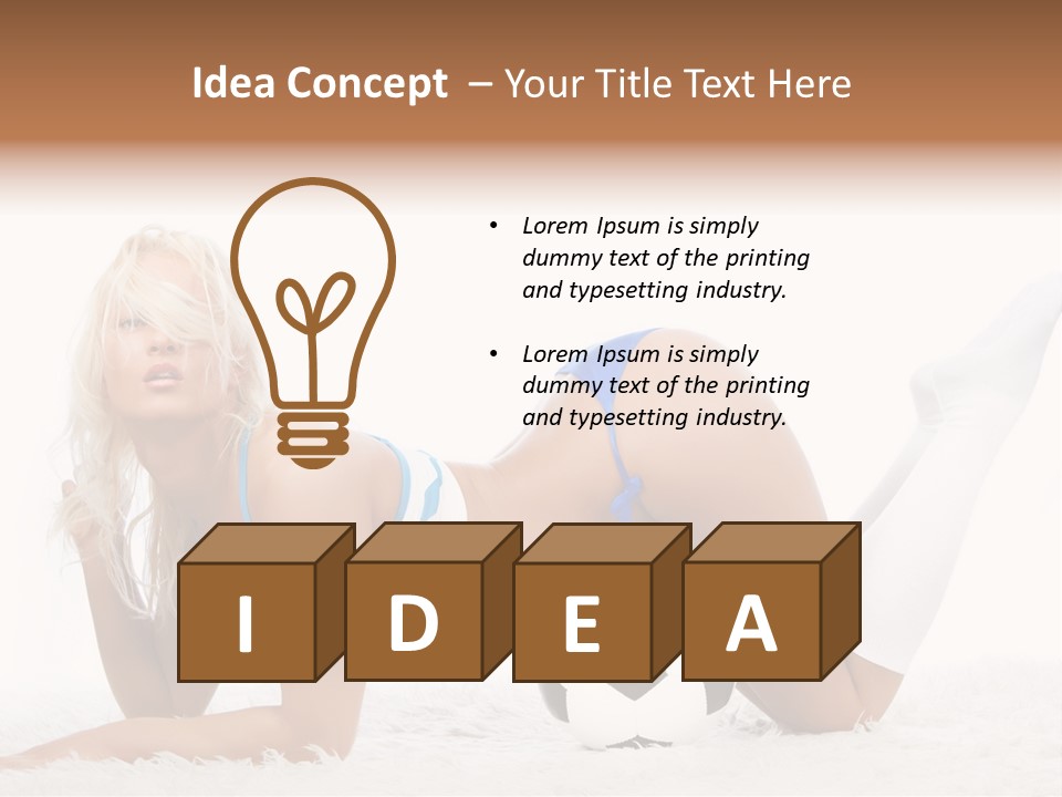 Body Spats Soccer PowerPoint Template