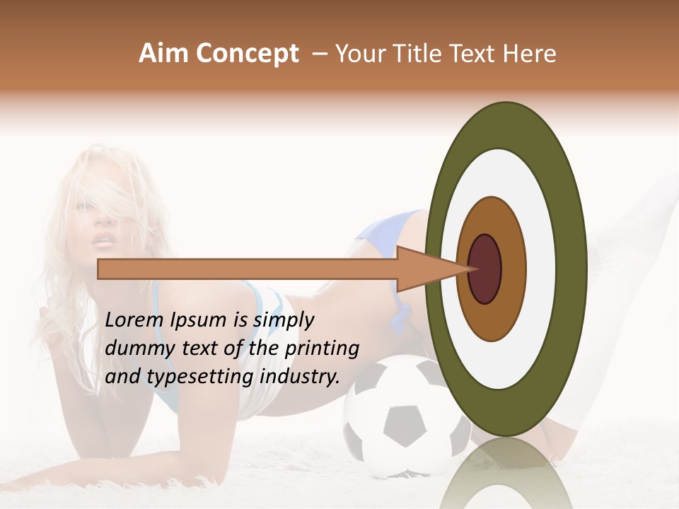 Body Spats Soccer PowerPoint Template