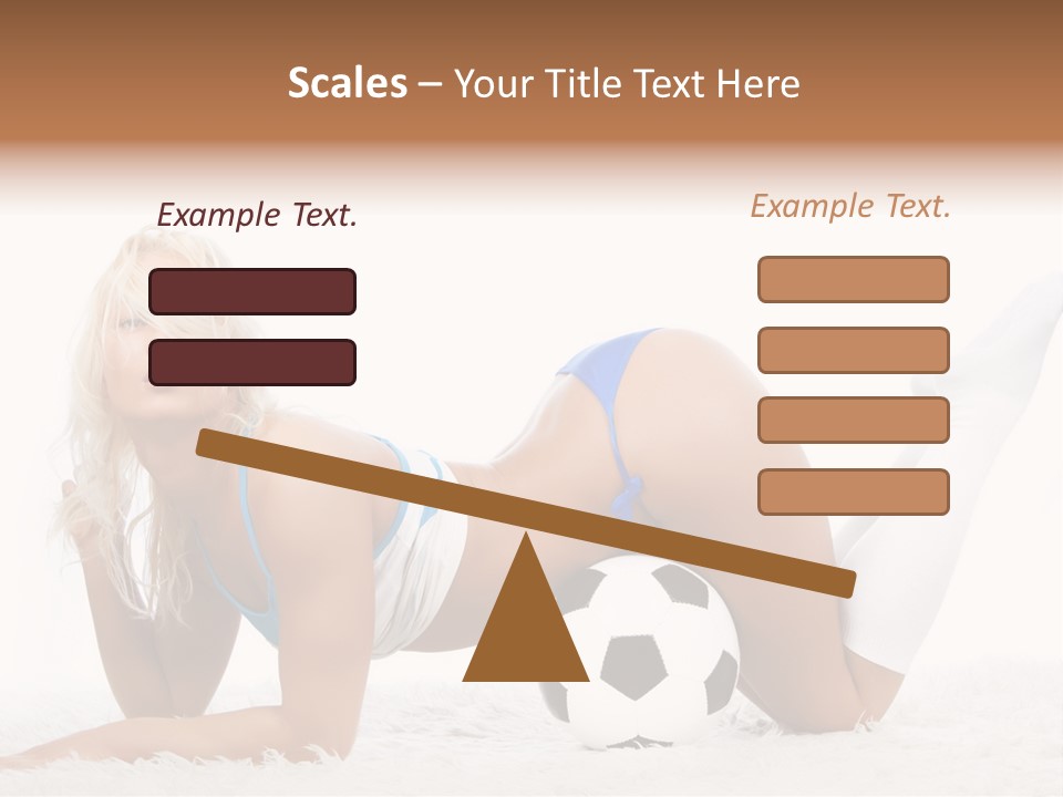 Body Spats Soccer PowerPoint Template