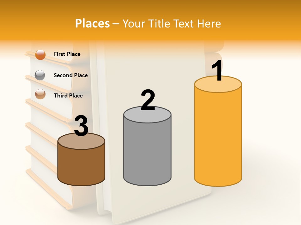 Decorative White Glamour PowerPoint Template