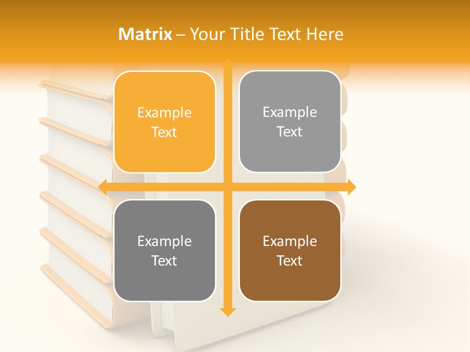 Decorative White Glamour PowerPoint Template