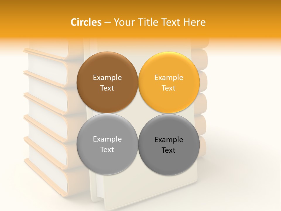 Decorative White Glamour PowerPoint Template