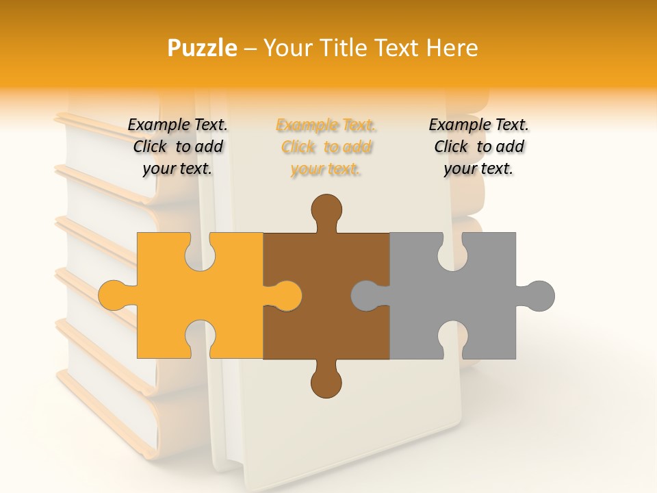 Decorative White Glamour PowerPoint Template