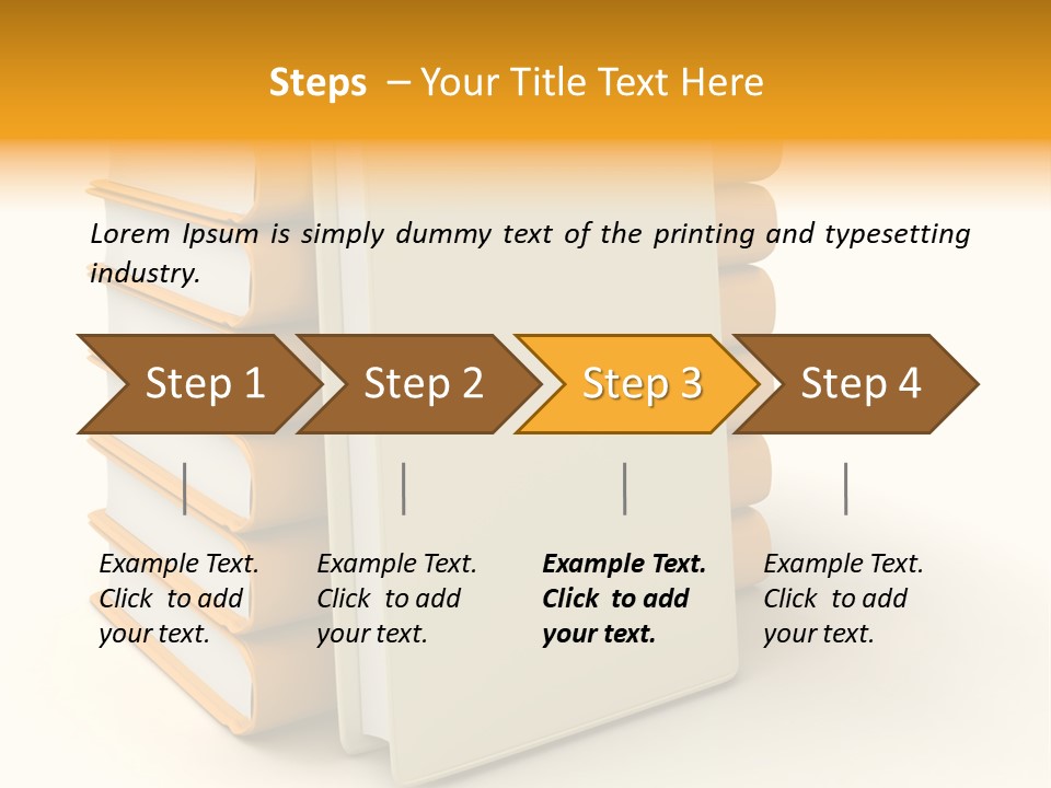 Decorative White Glamour PowerPoint Template