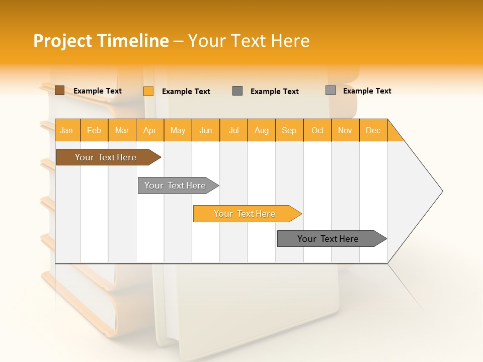 Decorative White Glamour PowerPoint Template