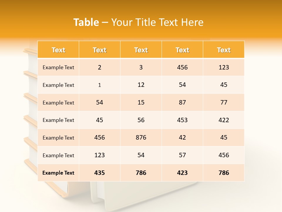 Decorative White Glamour PowerPoint Template