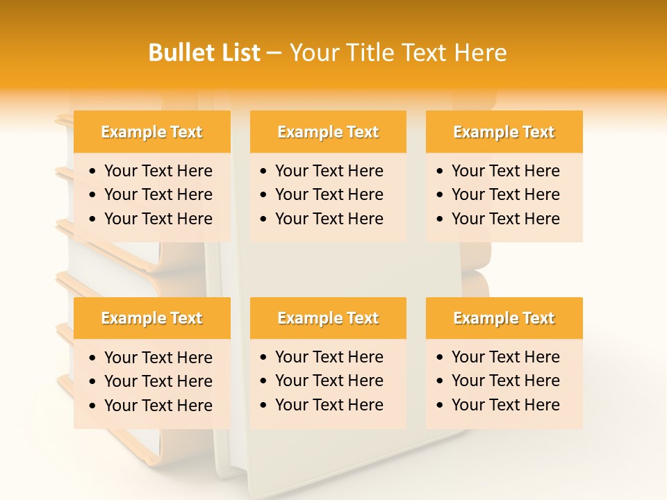 Decorative White Glamour PowerPoint Template