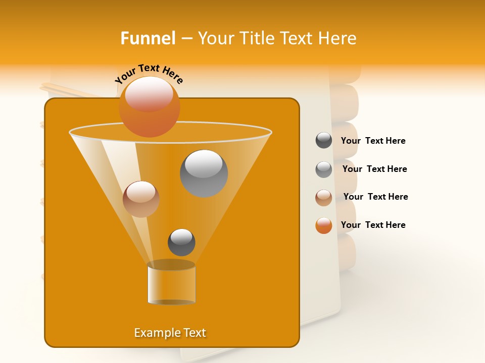 Decorative White Glamour PowerPoint Template