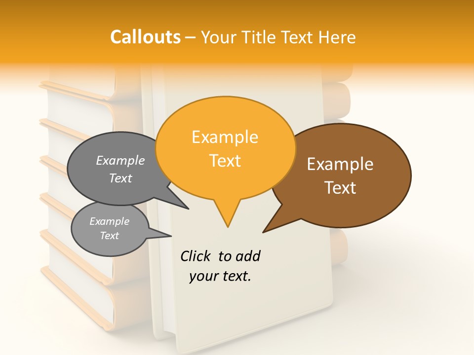 Decorative White Glamour PowerPoint Template