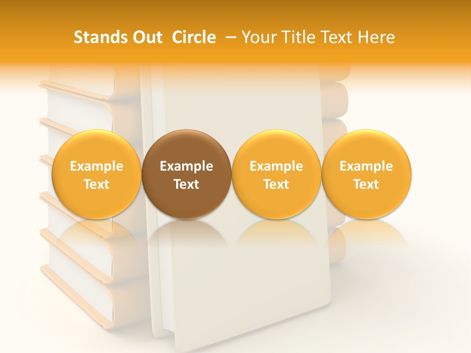 Decorative White Glamour PowerPoint Template