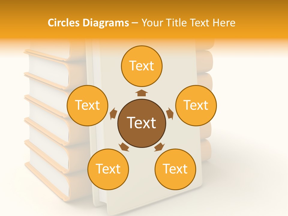 Decorative White Glamour PowerPoint Template