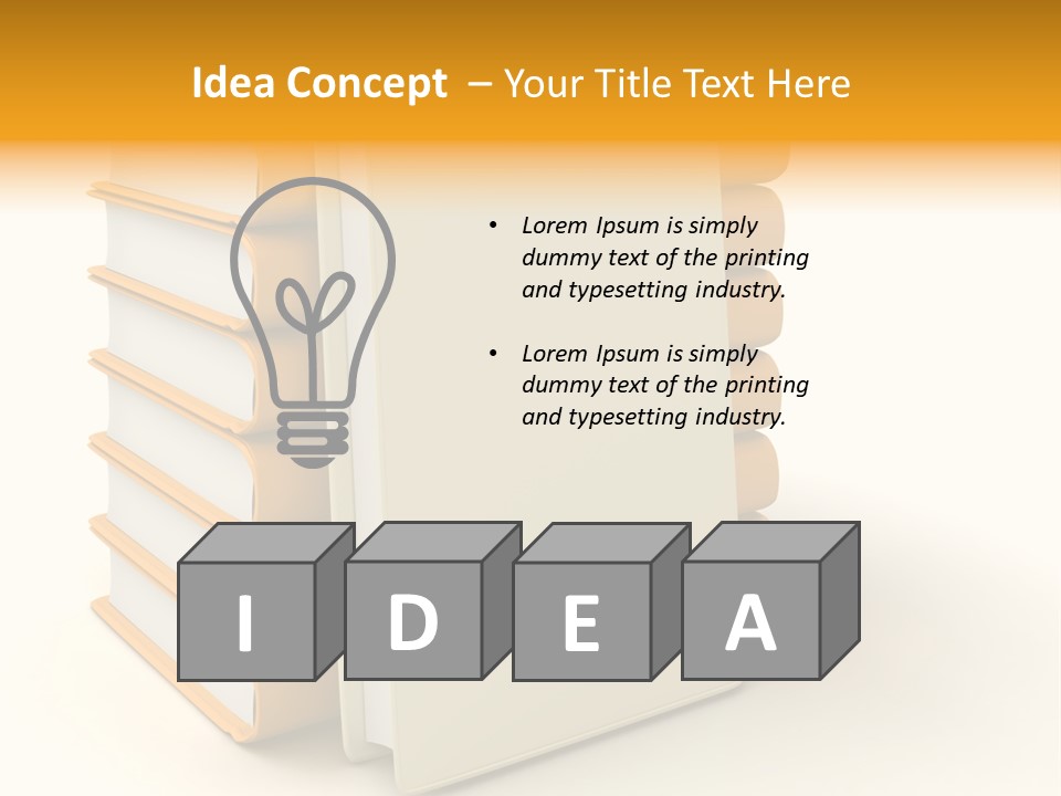 Decorative White Glamour PowerPoint Template