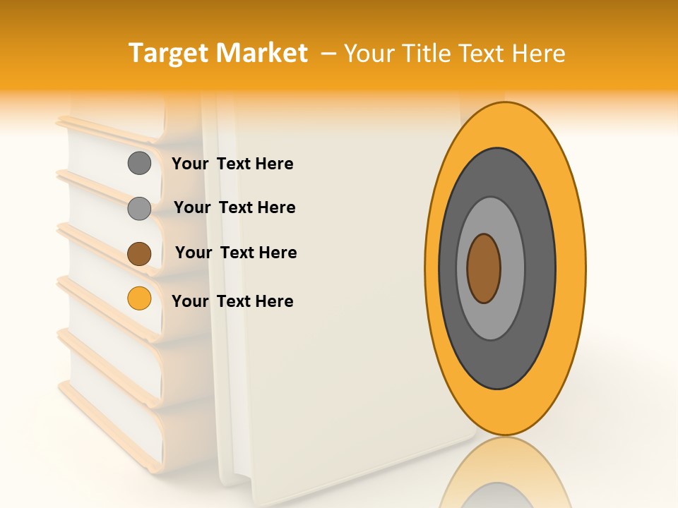 Decorative White Glamour PowerPoint Template