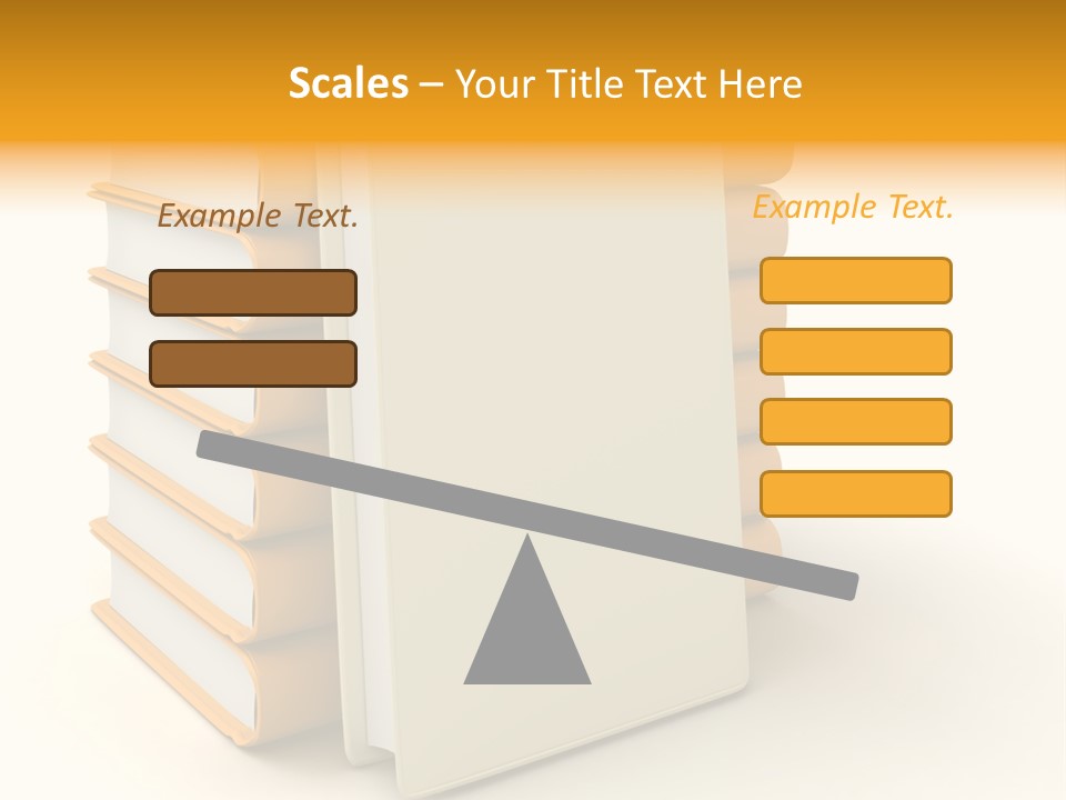 Decorative White Glamour PowerPoint Template