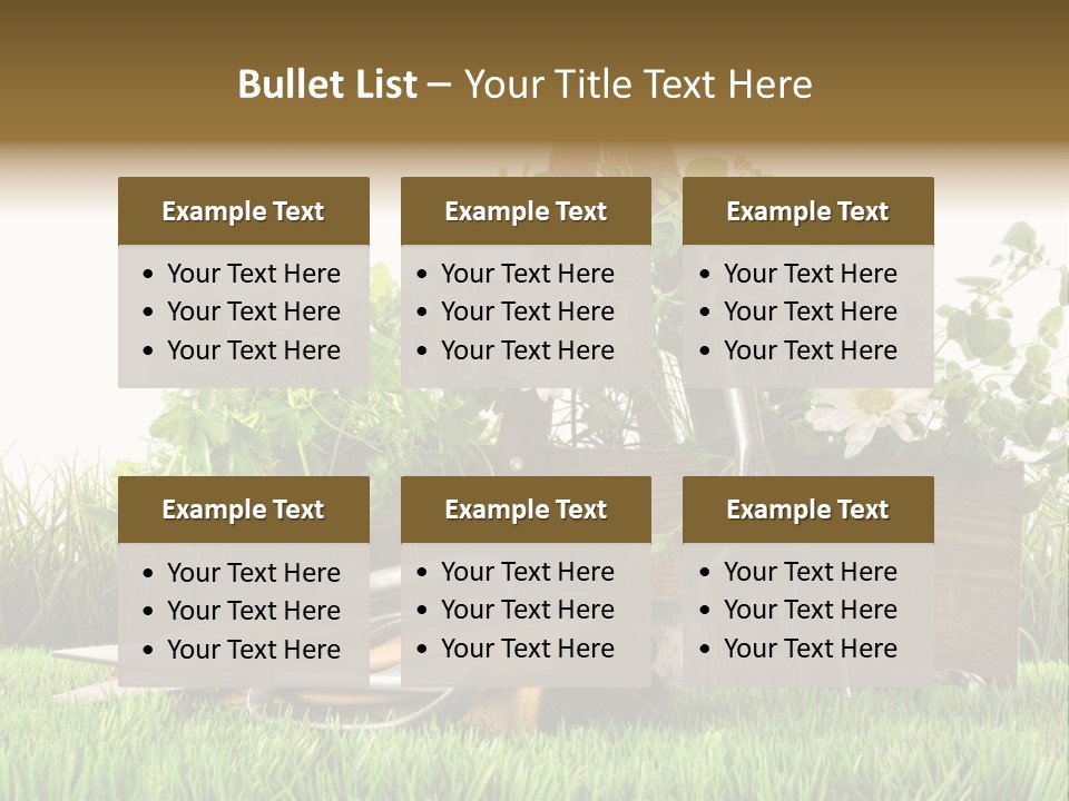 New Grass Spring PowerPoint Template