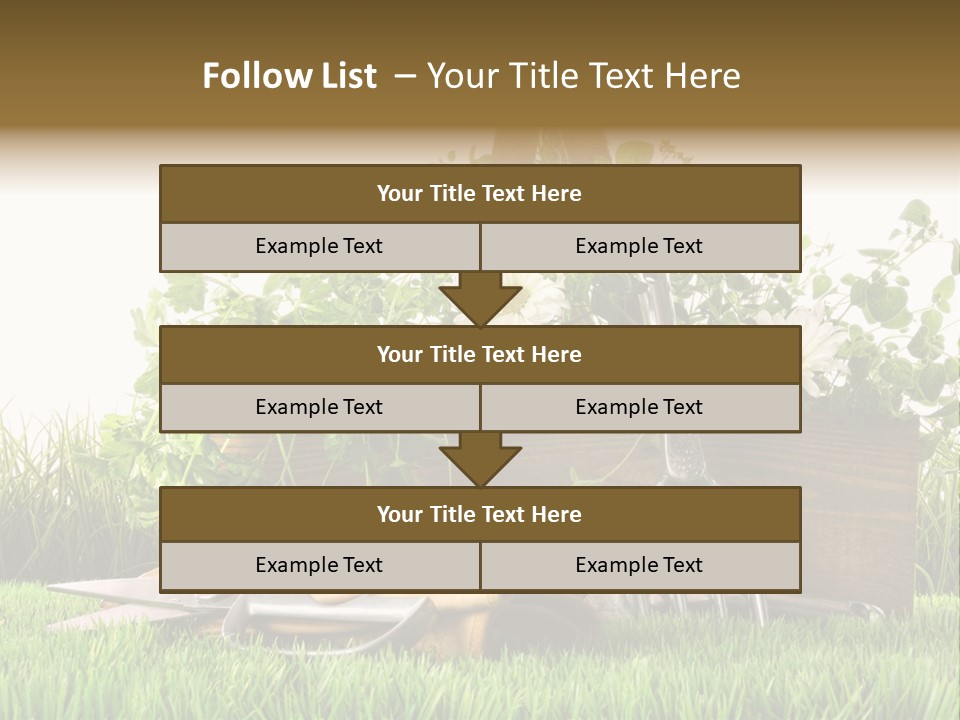 New Grass Spring PowerPoint Template