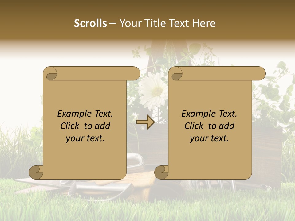 New Grass Spring PowerPoint Template