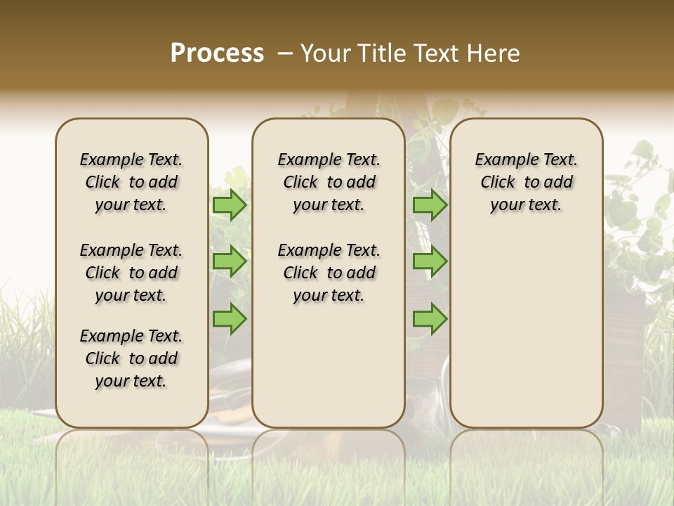 New Grass Spring PowerPoint Template
