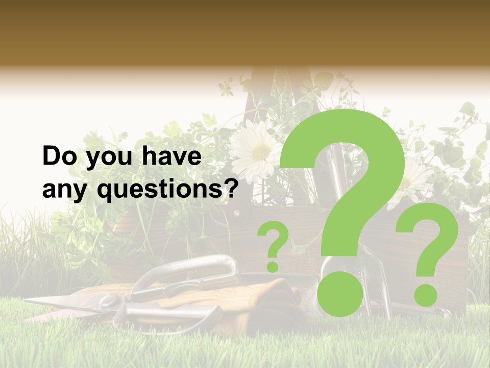 New Grass Spring PowerPoint Template