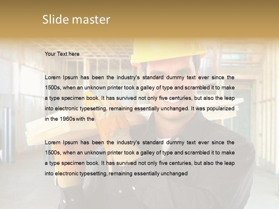 Work Suit Corporate PowerPoint Template