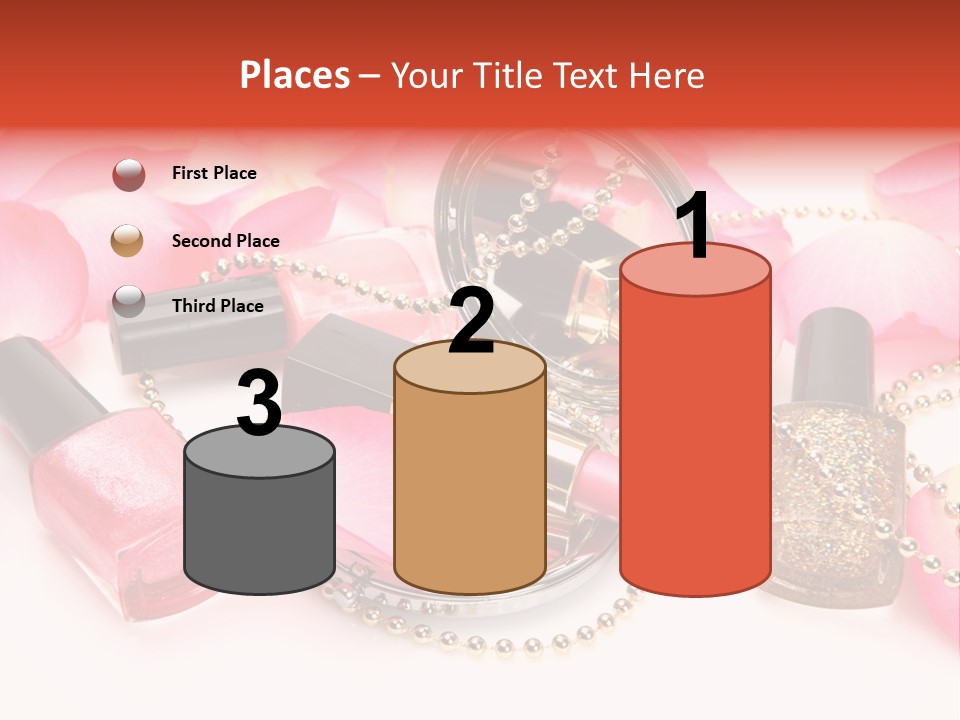 Decorative White Glamour PowerPoint Template