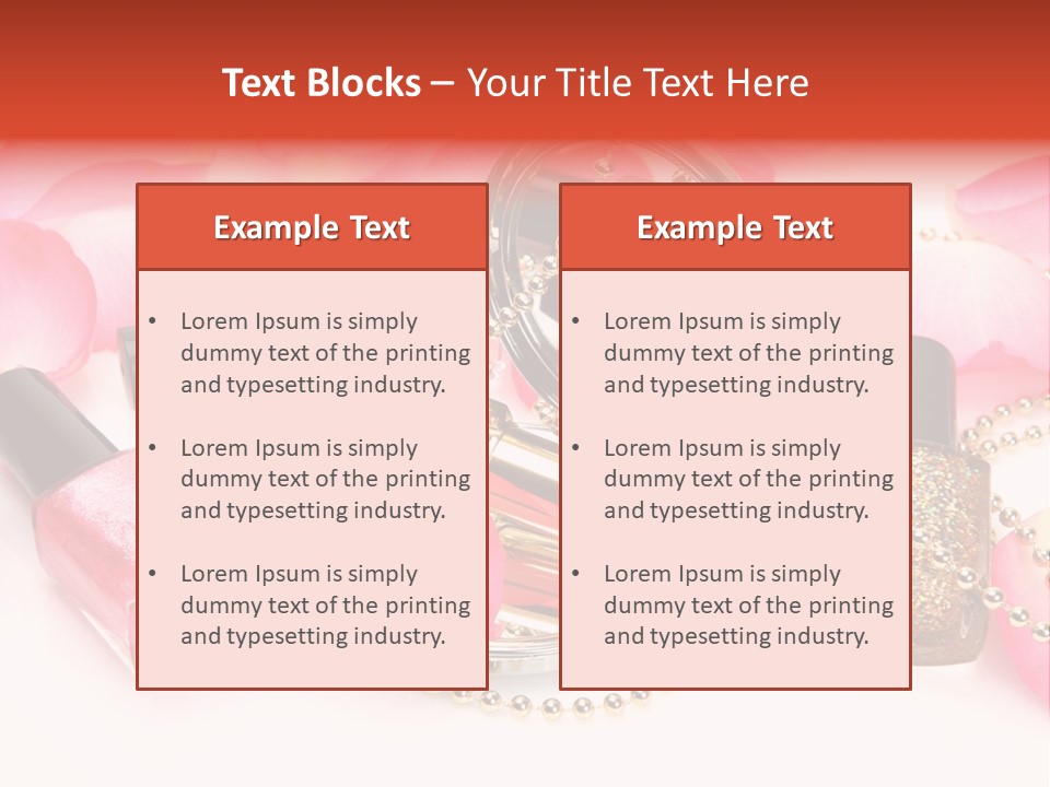 Decorative White Glamour PowerPoint Template