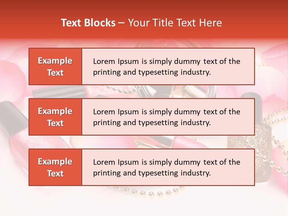 Decorative White Glamour PowerPoint Template