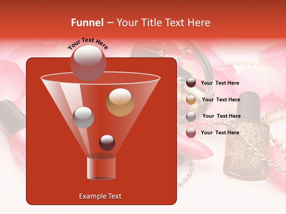 Decorative White Glamour PowerPoint Template