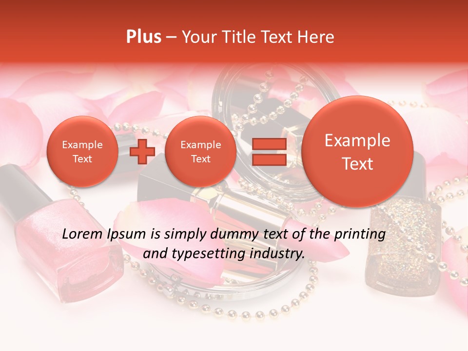 Decorative White Glamour PowerPoint Template