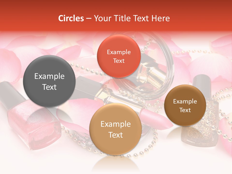 Decorative White Glamour PowerPoint Template