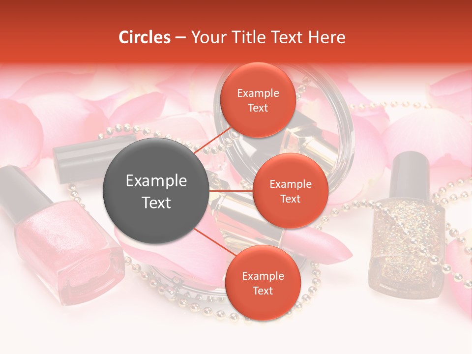 Decorative White Glamour PowerPoint Template