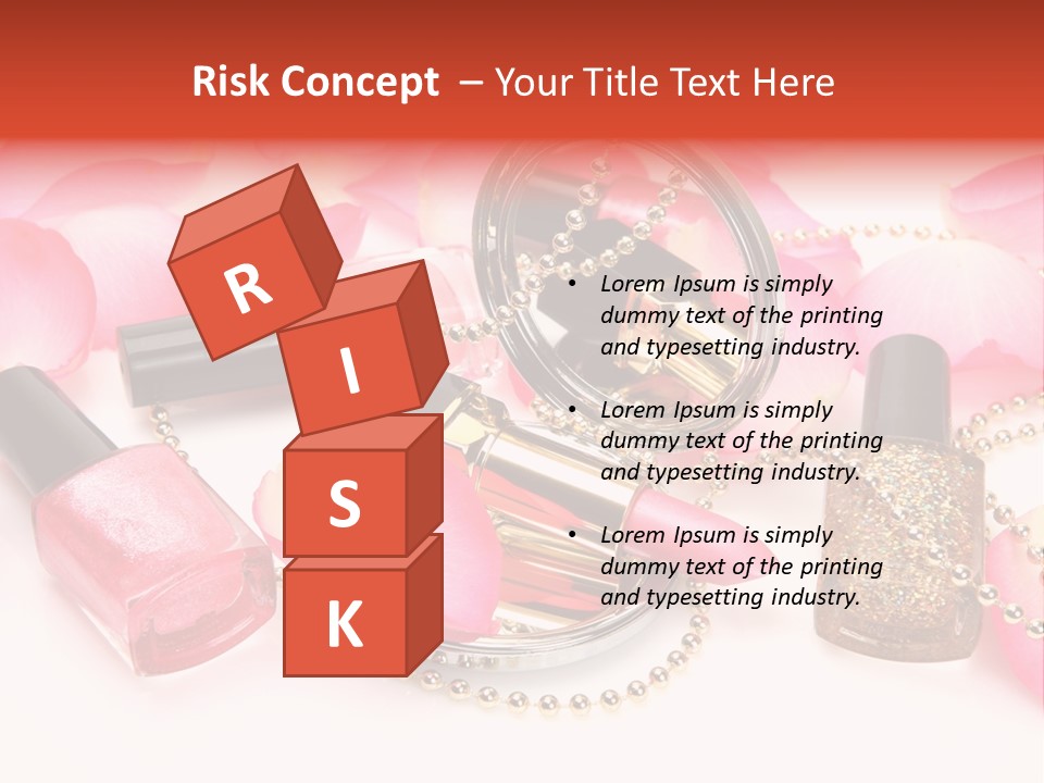 Decorative White Glamour PowerPoint Template